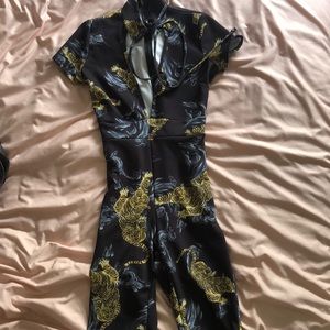 FASHON NOVA Animal Print Jumpsuit